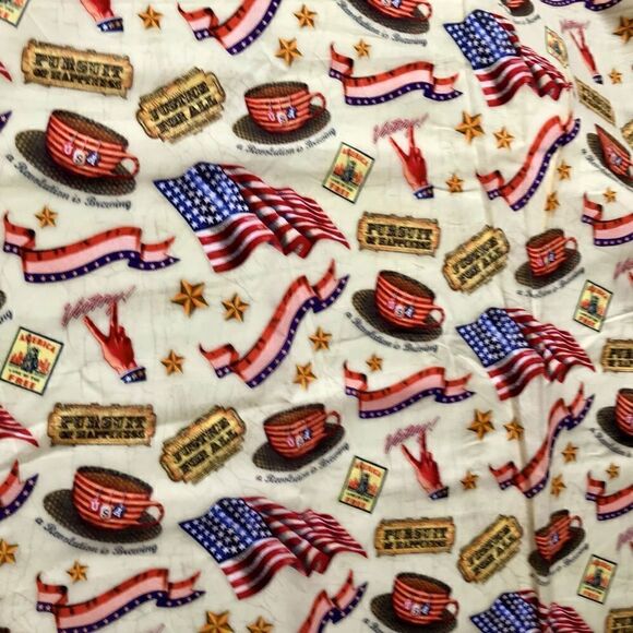 Pursuit of Happiness by Kate Ward Thacker Americana Patriotic Fabric 1 Yard - Picture 2 of 13